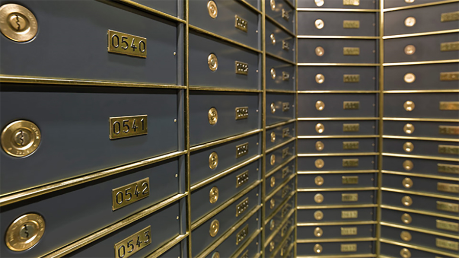 Safe deposit boxes