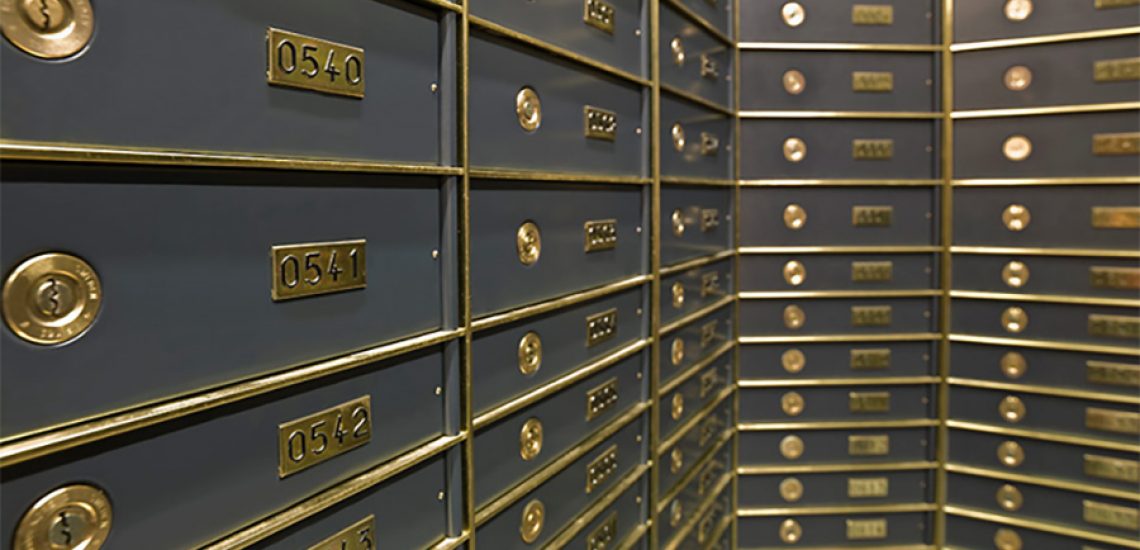 Safe deposit boxes