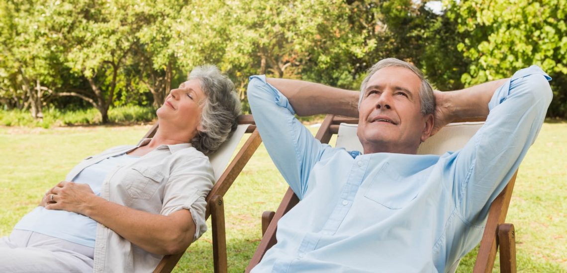 retirement couple overcoming the "retirement slump"
