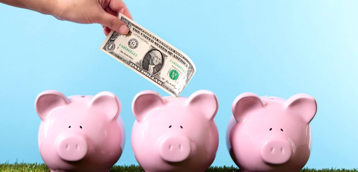 Image of piggy bank and saving more money